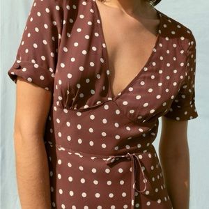 CUTE! Beautiful Rouje Aurore Polka Dot Dress, Great for Spring and Summer!